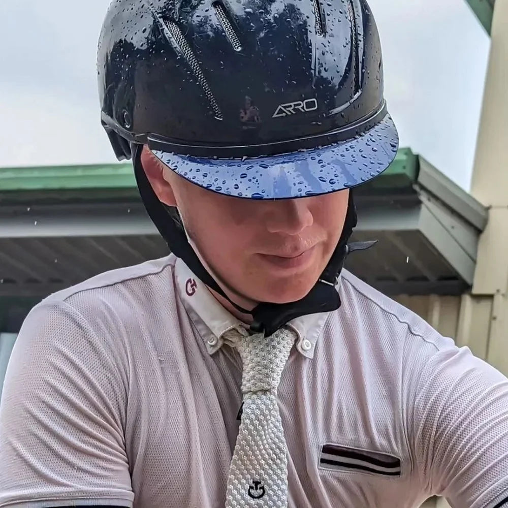 ARRO Helmet in Gloss Blue - MIPS and SNELL - out of stock until sept