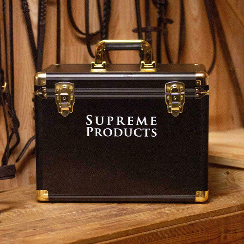 Supreme Products Pro Groom Hardshell Box - Black/Gold - One Size