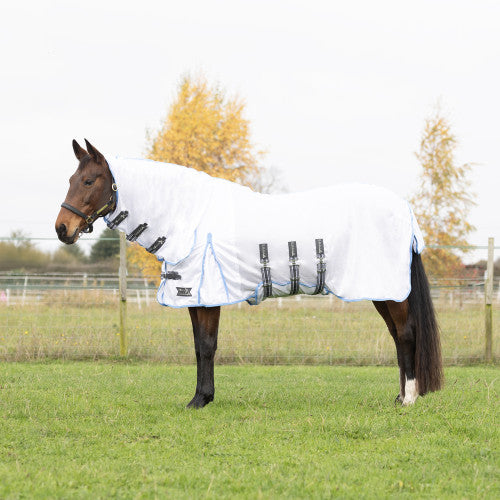 StormX Empra Gladiator UV Combi Fly Rug - White/Lilac