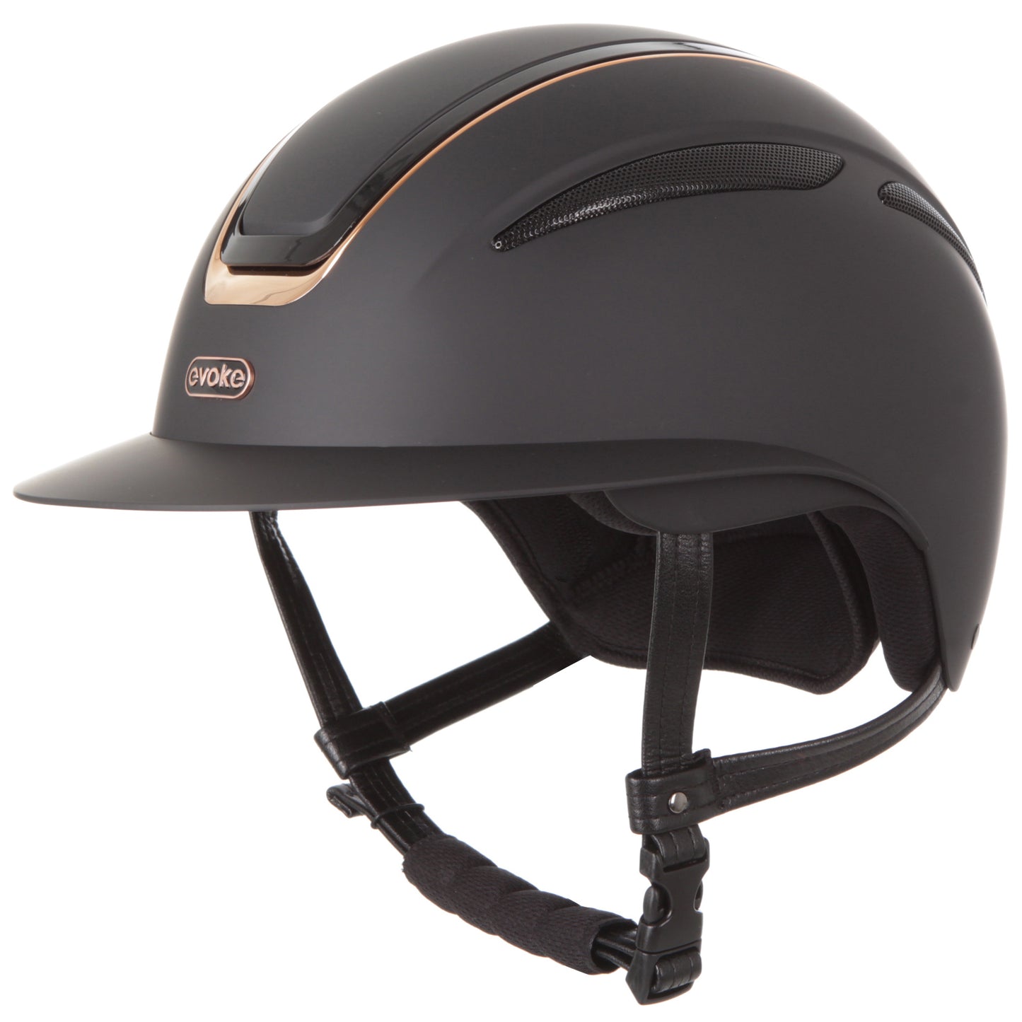 Evoke Calisto Wide Peak Black /Rose Gold