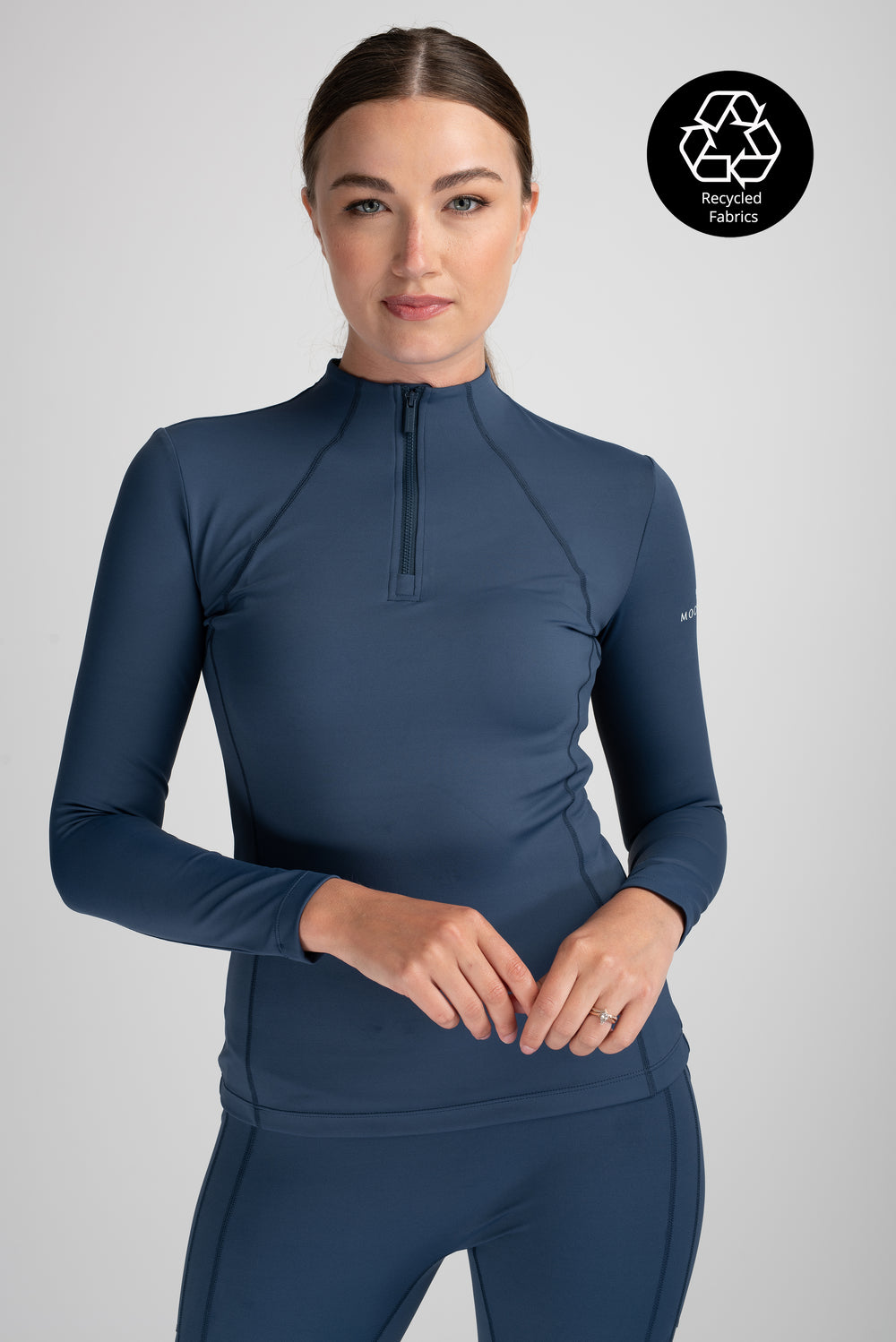 Mochara Baselayer in Indigo Blue Recycled Fabric