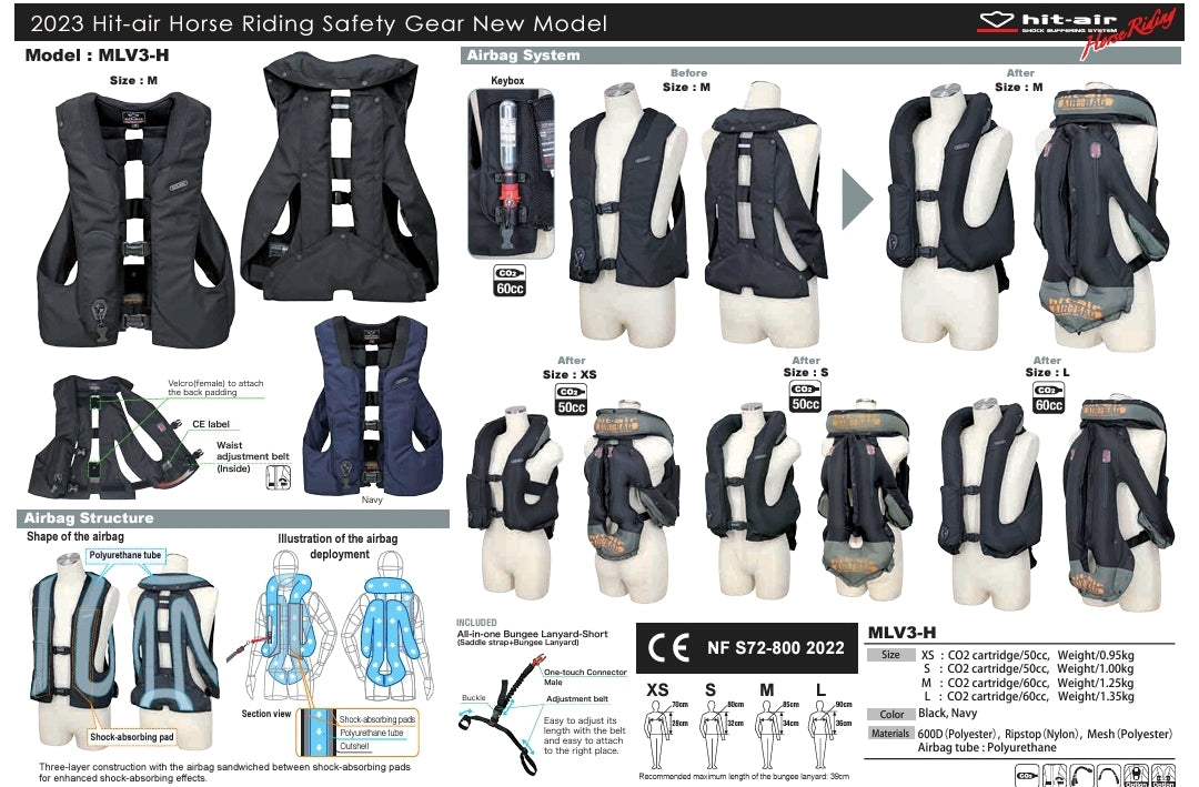 Hit Air MLV3 Adult Air Vest - Small