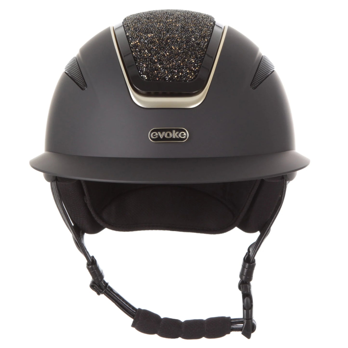 Evoke Calisto Wide Peak Black /Gold Crystal - Pre Order for June