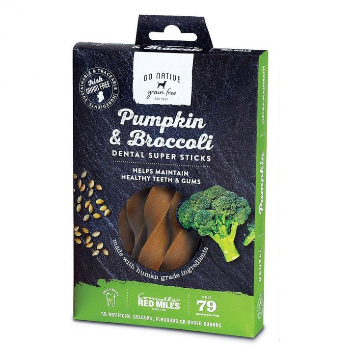 Go Natives Dental Super Sticks Pumpkin & Broccoli