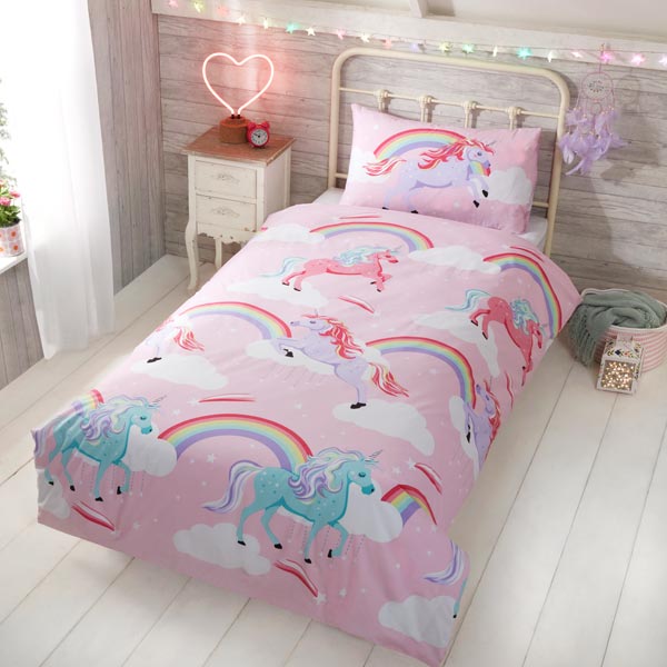 Unicorn Single duvet set