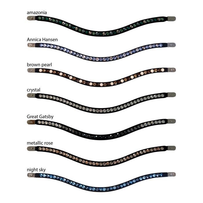 Stubben Bling for browband Magic Tack long curved