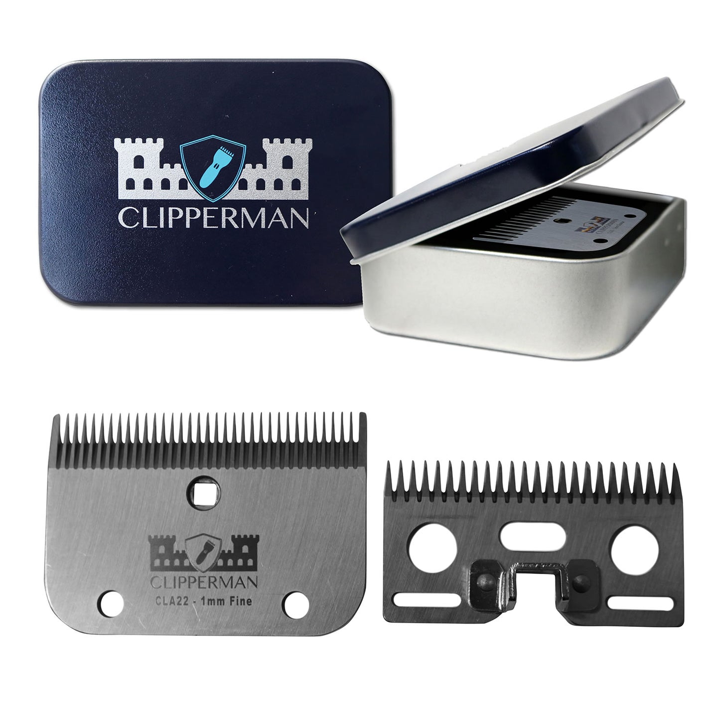 CLIPPERMAN CLA22 HIGH QUALITY  STEEL BLADE SET