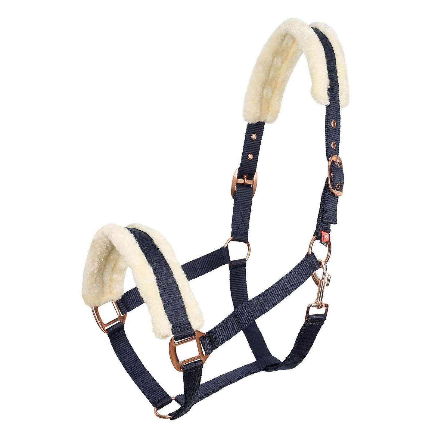 IMPERIAL RIDING HEADCOLLAR IRHCLASSIC FUR NAVY/ROSE GOLD