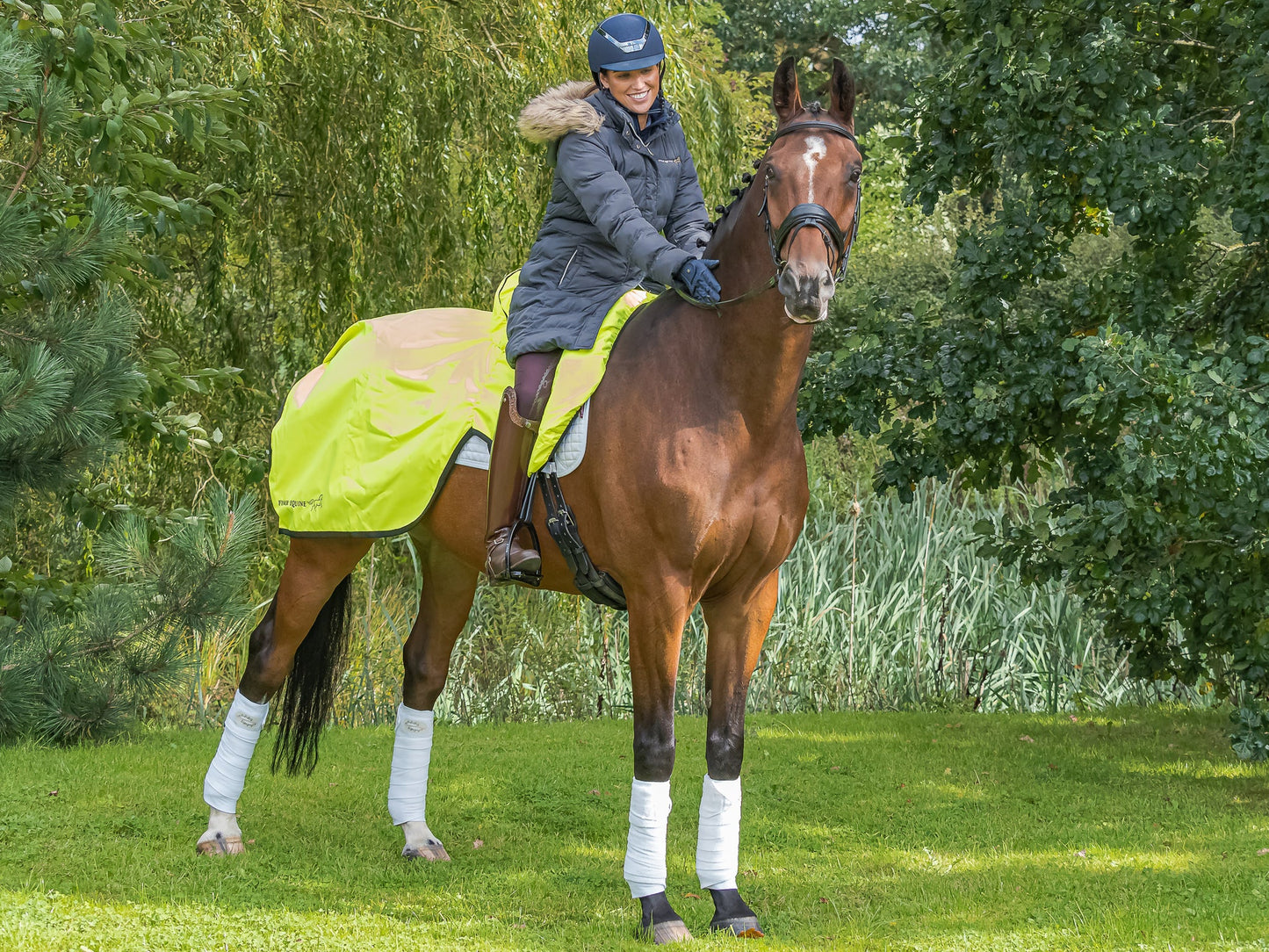 Finer Equine Hi-Vis Winter Weight Waterproof Ride - On Exercise Sheet