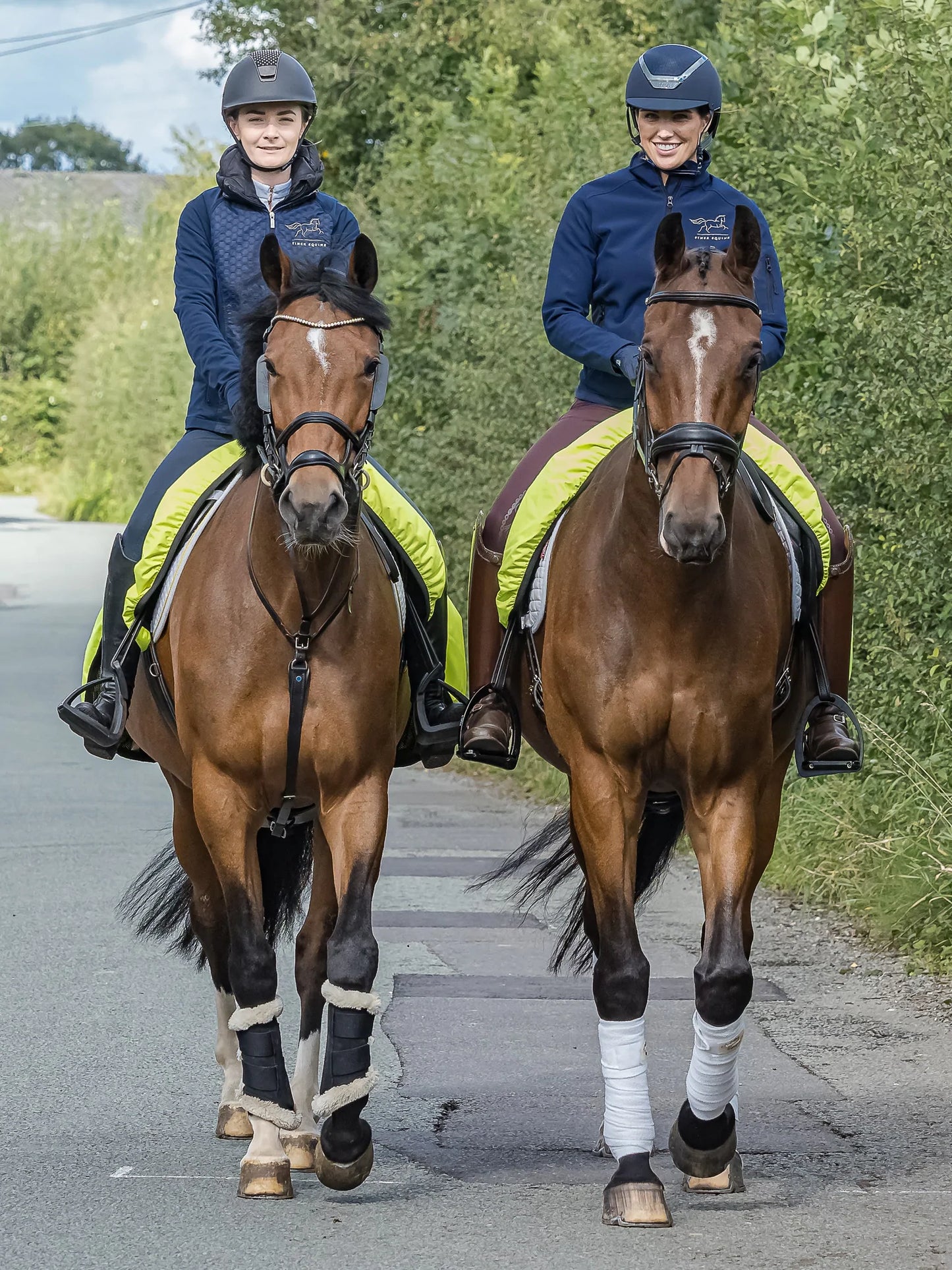 Finer Equine Hi-Vis Winter Weight Waterproof Ride - On Exercise Sheet