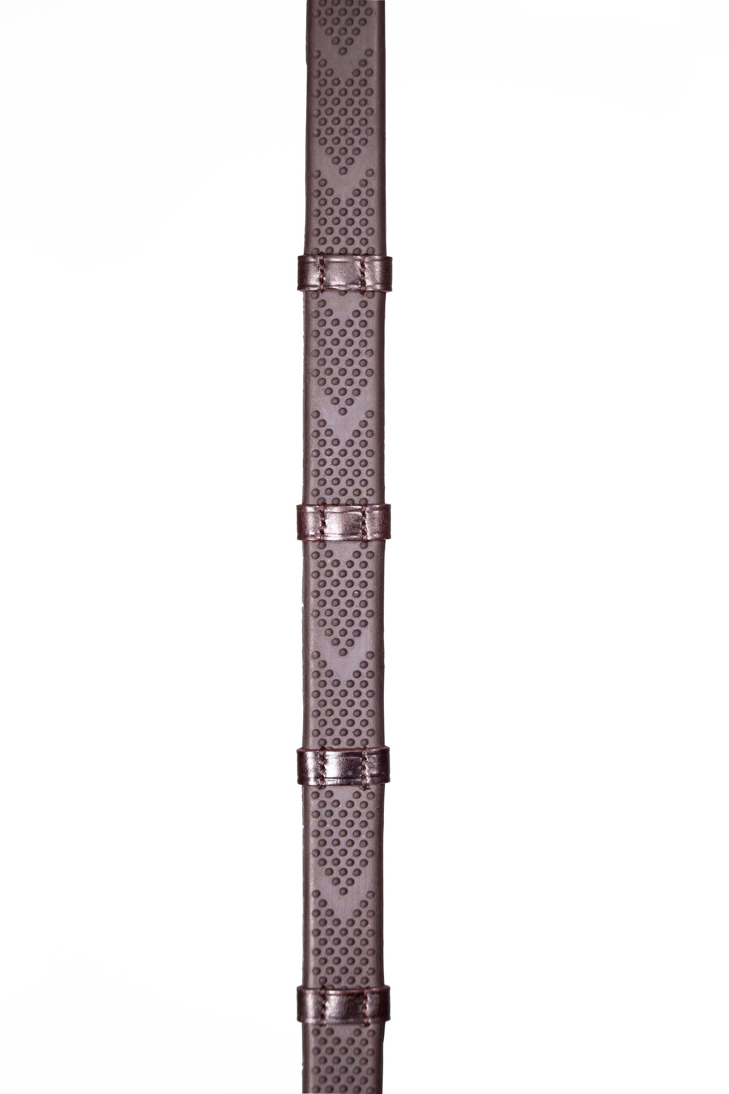 Henry James V Grip Hybrid Rubber Reins with Leather Stoppers