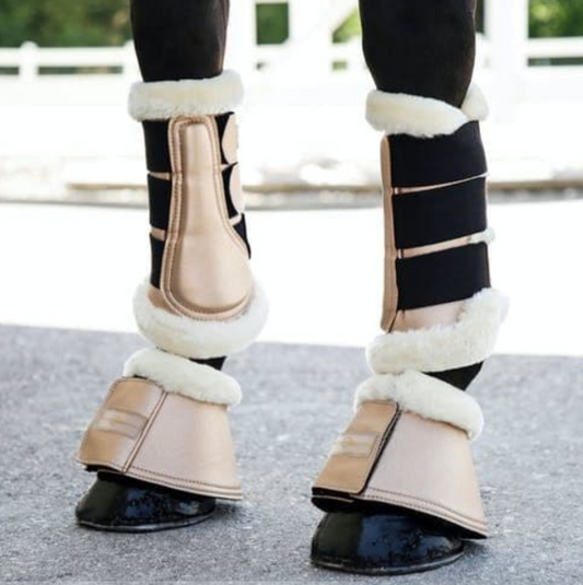 Covalliero Bell Boots - Rose Gold M