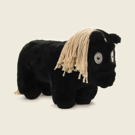 Crafty Pony Black with White mane