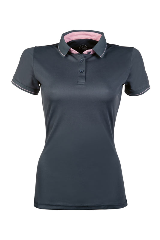 Classic Polo Shirt - Grey and Pink