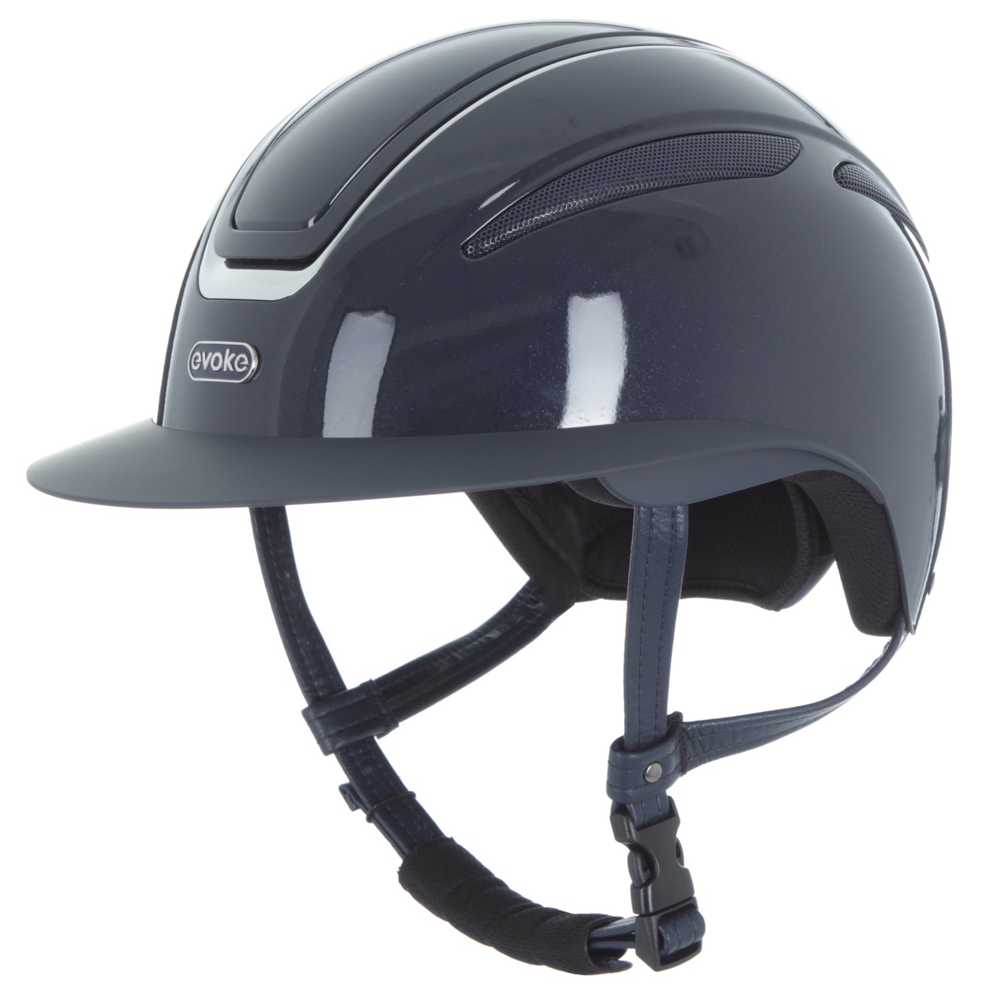 Evoke Calisto Classic Wide Navy Metalic / Chrome