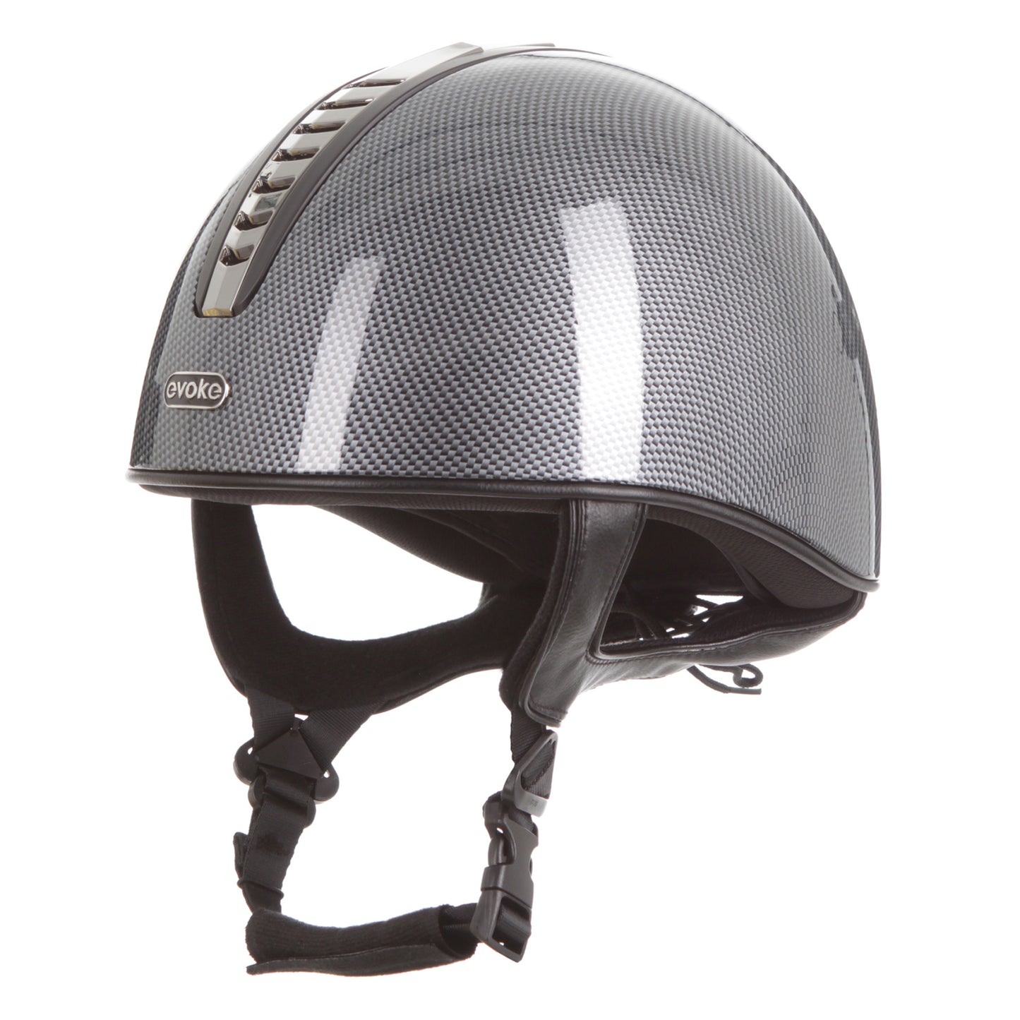 Evoke Orion Skull Carbon Shine  with Black Harness - order for mid june delivery