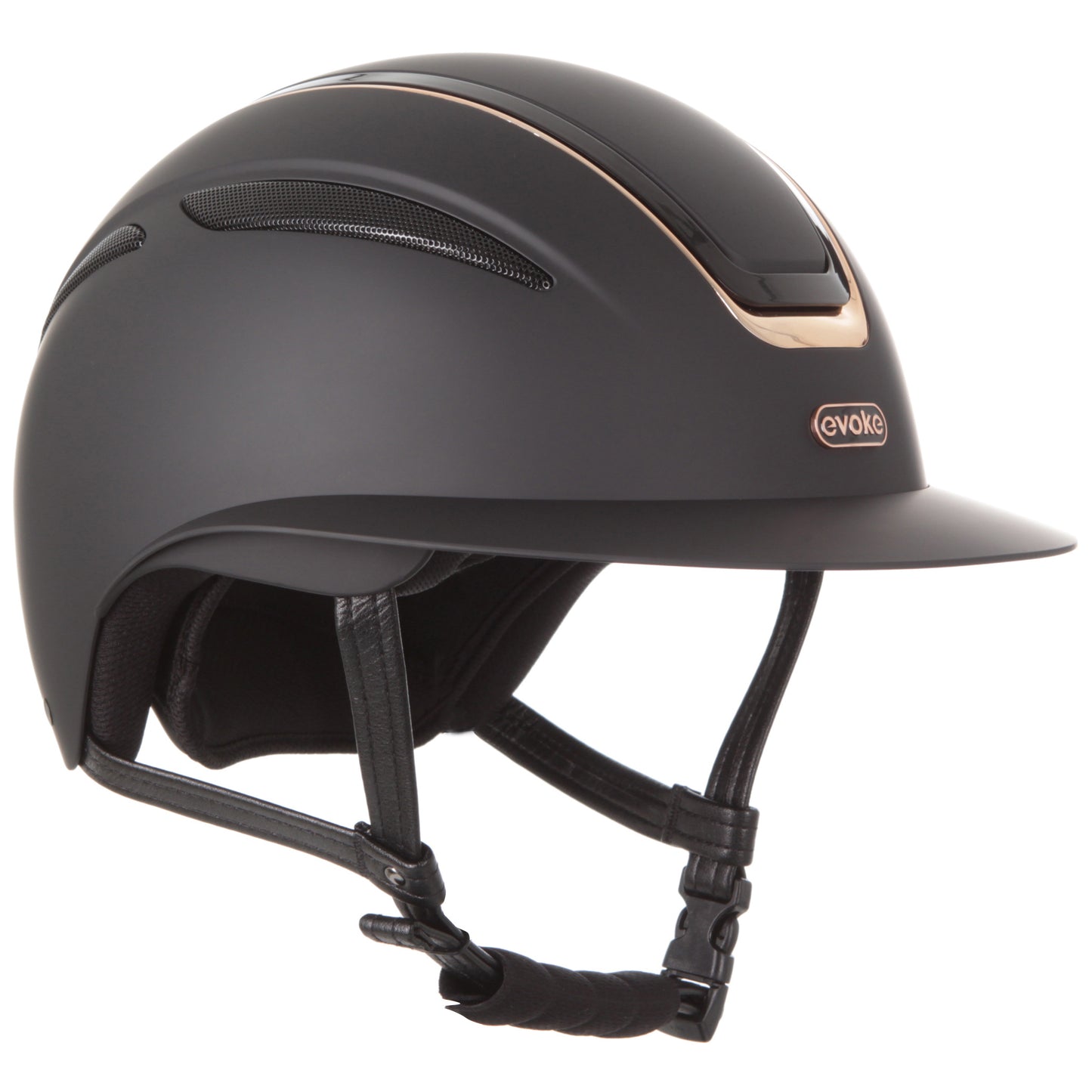 Evoke Calisto Wide Peak Black /Rose Gold