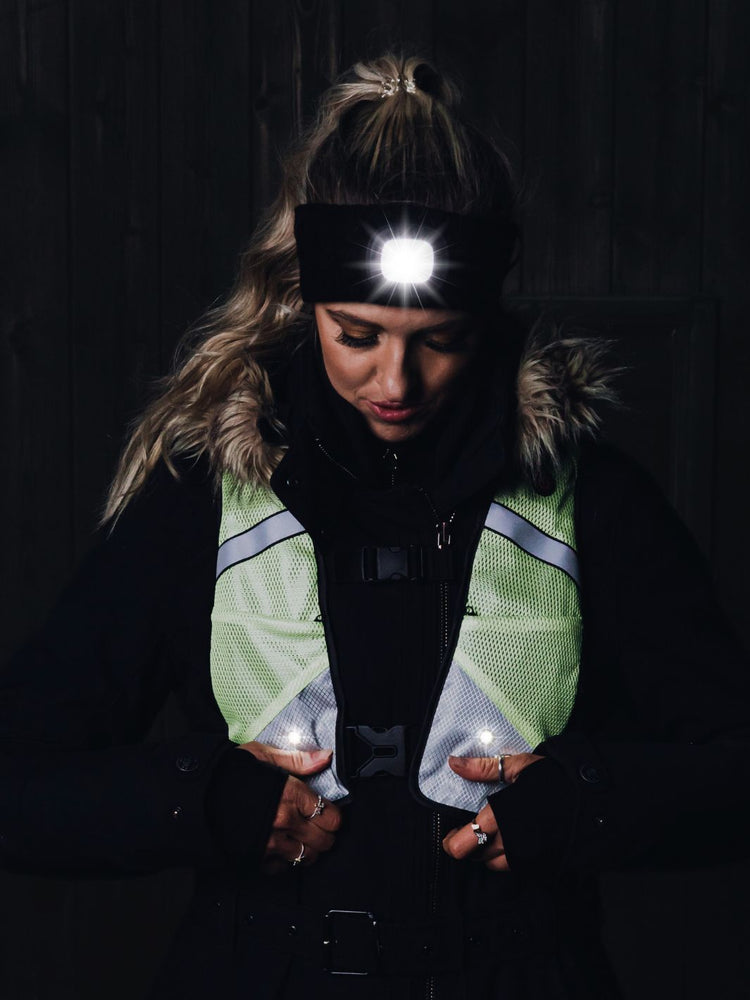 Equi Light Hi Viz LED Rider Vest (suitable over AirVests and Body Protectors)