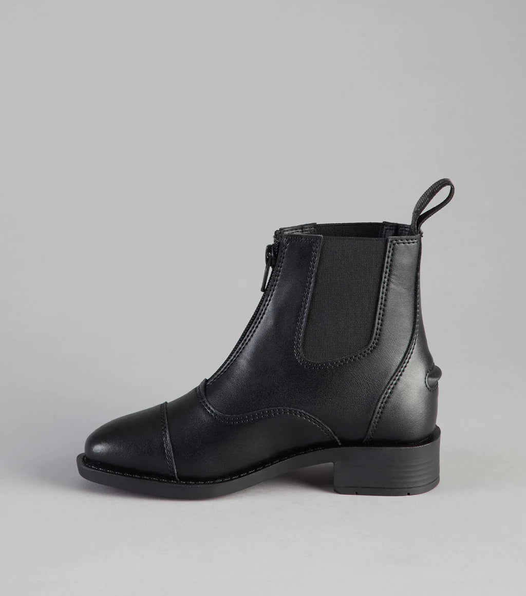 Volens Junior Synthetic Paddock Boot Black