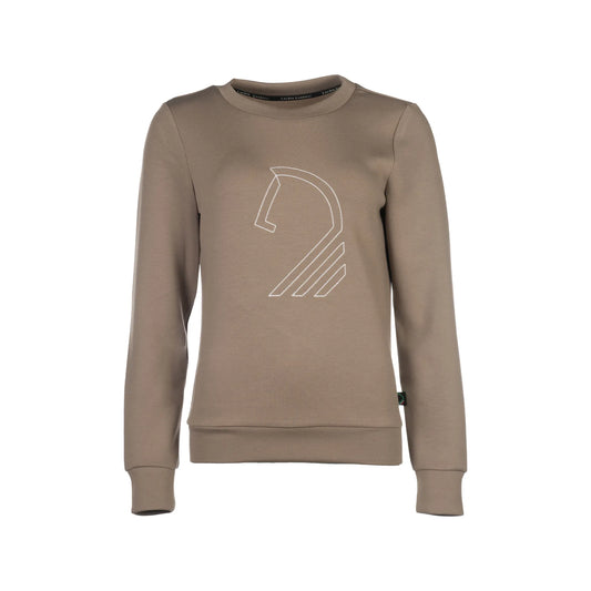 HKM-Amalfi-Horse Head Sweater-Ladies-Taupe