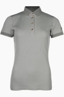 HKM Polo shirt Grey and Rose Gold Glamour Style