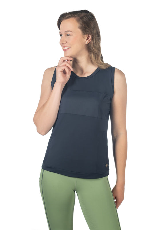HKM Mila Sporty Vest Top in Deep Blue