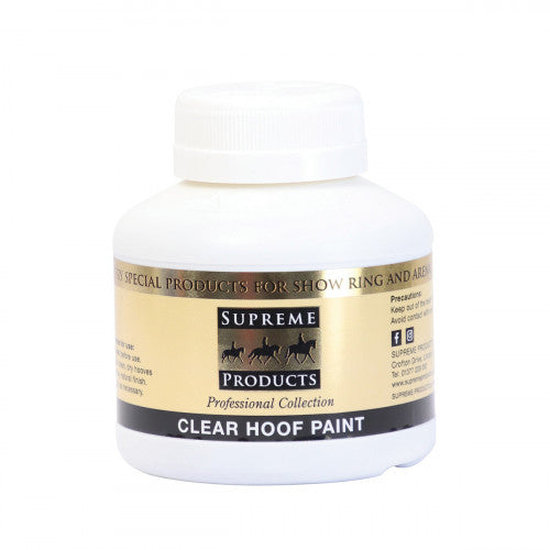 Supreme clear hoof paint