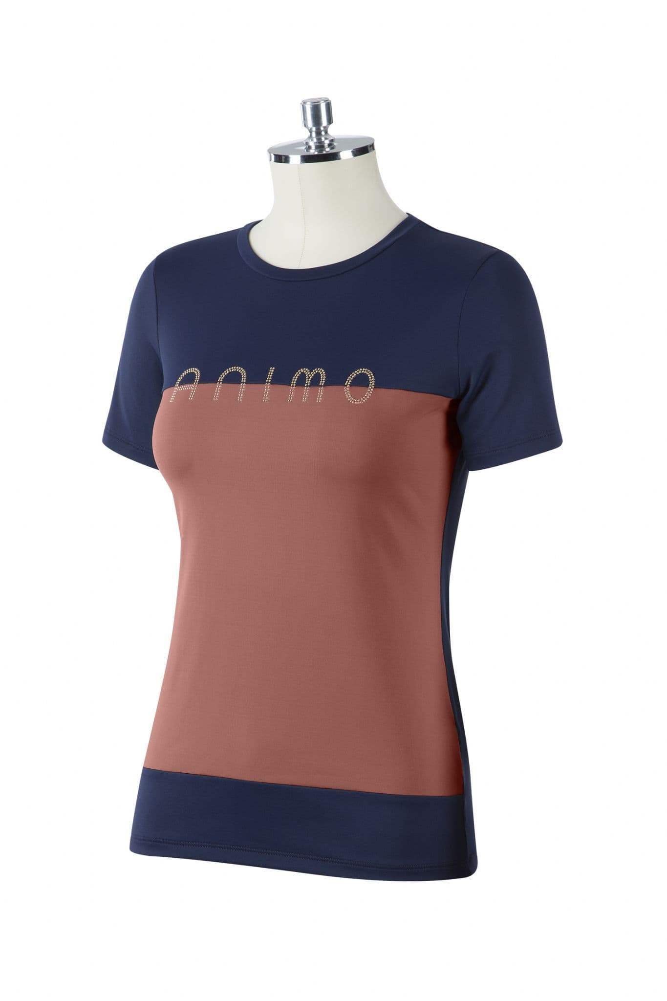 Animo Freddy Style Short Sleeve T Shirt - Sienna - IT40