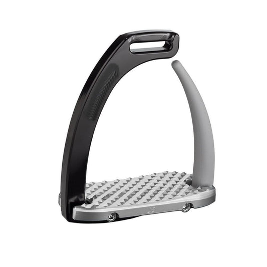 JS Italia Junior Anatomic Air  Stirrups - Black