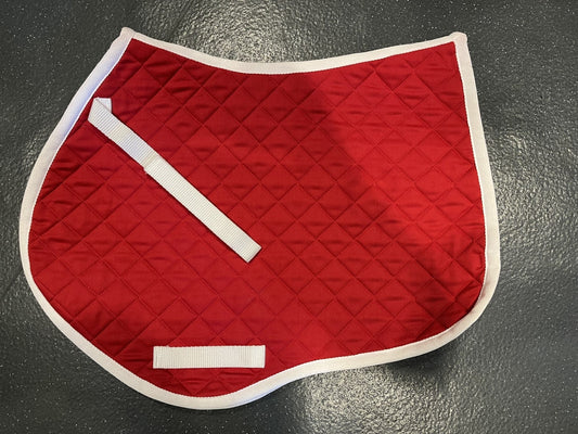 Pony Saddle Pad, Red